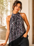 Halter Fringe Top