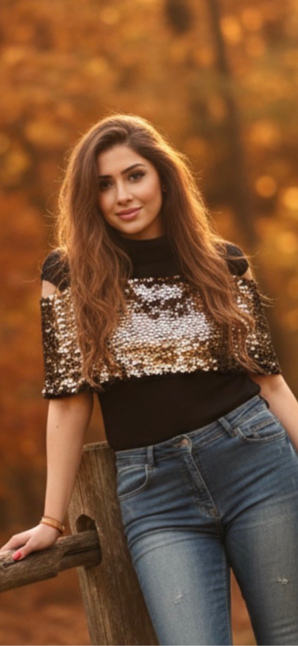 Shoulder Wrap Glitter