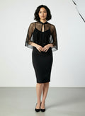Black Beaded Cape