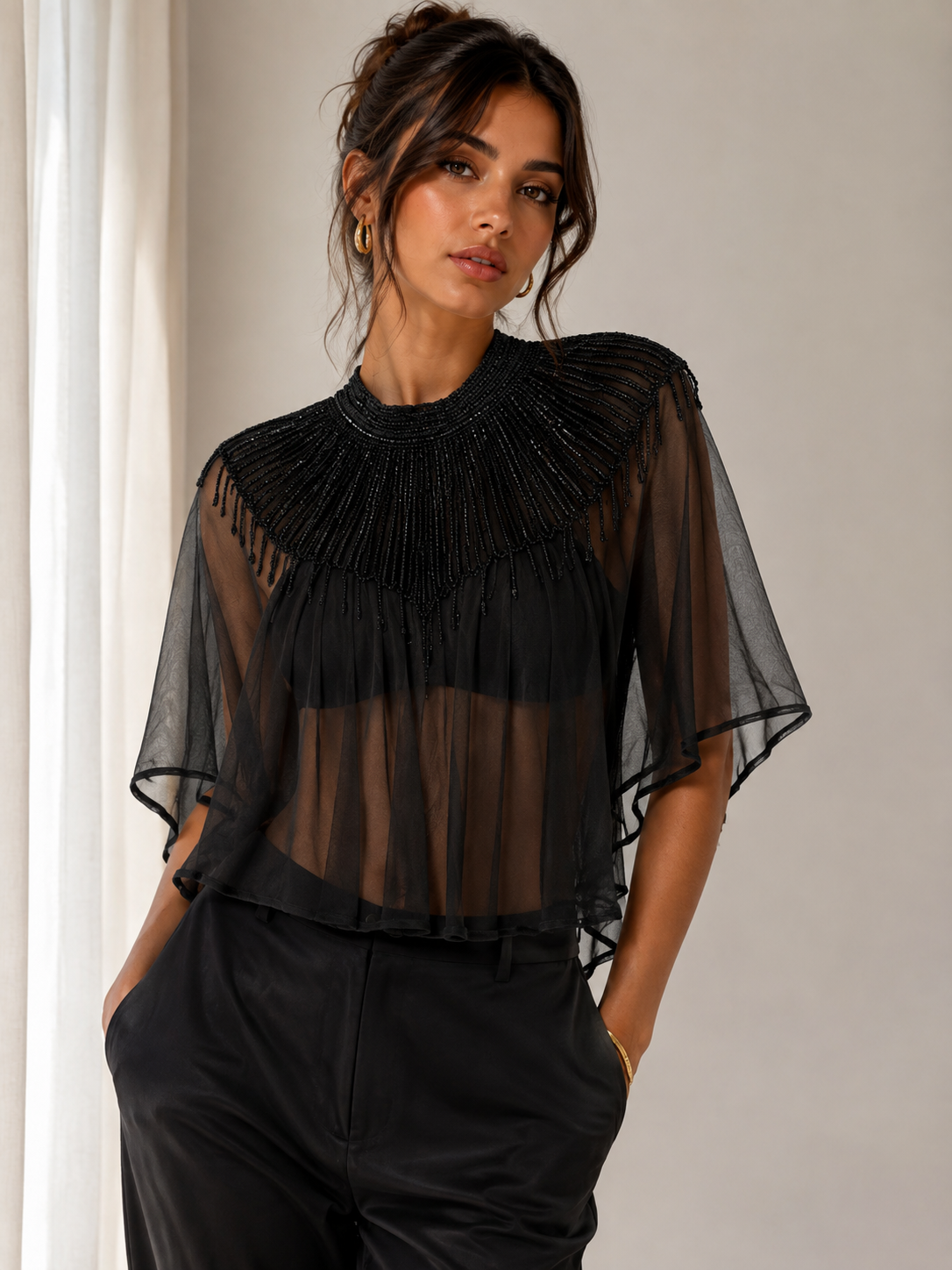 Sheer Pearl Cape